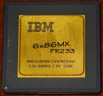 IBM 6x8MX PR233 CPU Cyrix USA
